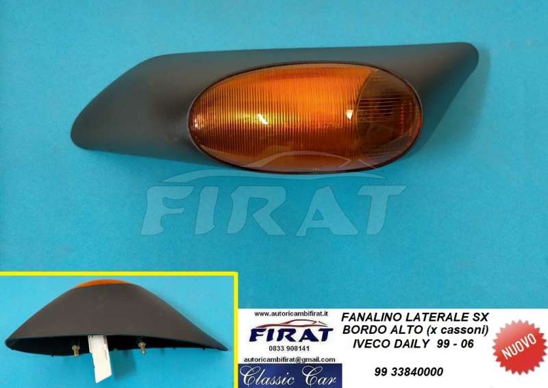 FANALINO IVECO DAILY 99 - 06 LAT.SX ARANCIO (CASSONI)